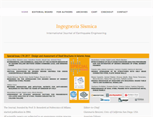 Tablet Screenshot of ingegneriasismica.org